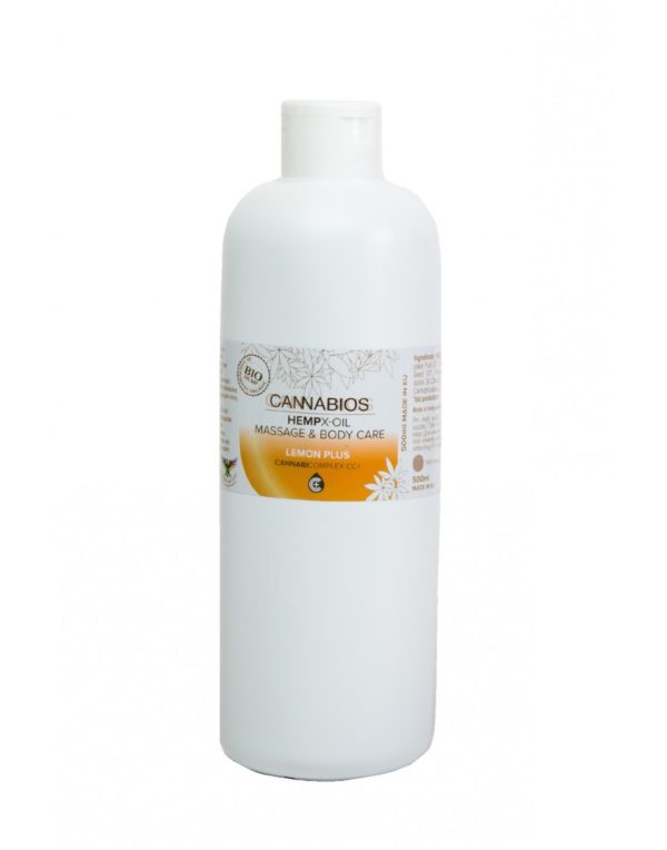 CBD Massage Oil Lemon - 500ml
