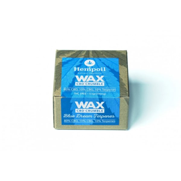 Wax CBD & CBG Crumble | Blue Dream Terpenes - 500mg
