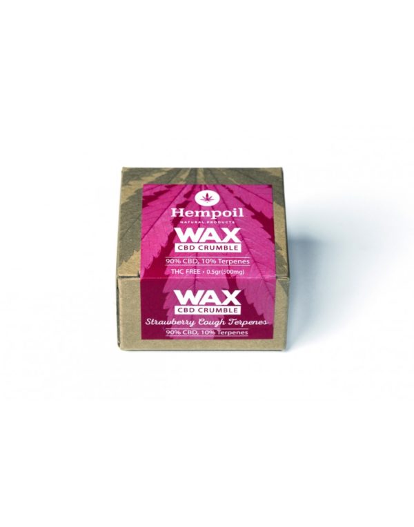 Wax CBD Crumble | Strawberry Cough Terpenes - 500mg
