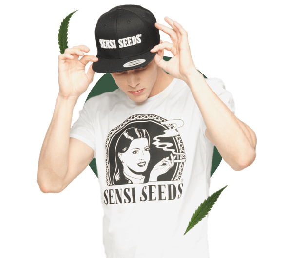 Young man wearing a hat and tshirt posing.