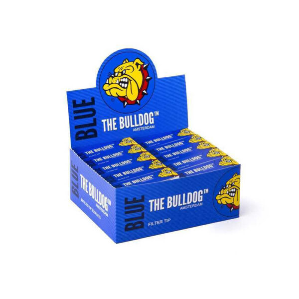 The Bulldog Amsterdam Filter Tips Blue Perforated 50pcs online wholesale and retail.