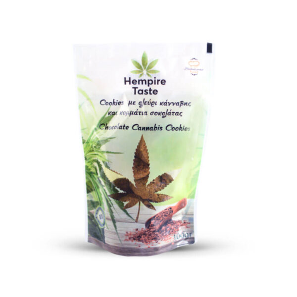 Hempire Taste | Cannabis Cookies with Chocolate - 100gr for a healthy day break snack.