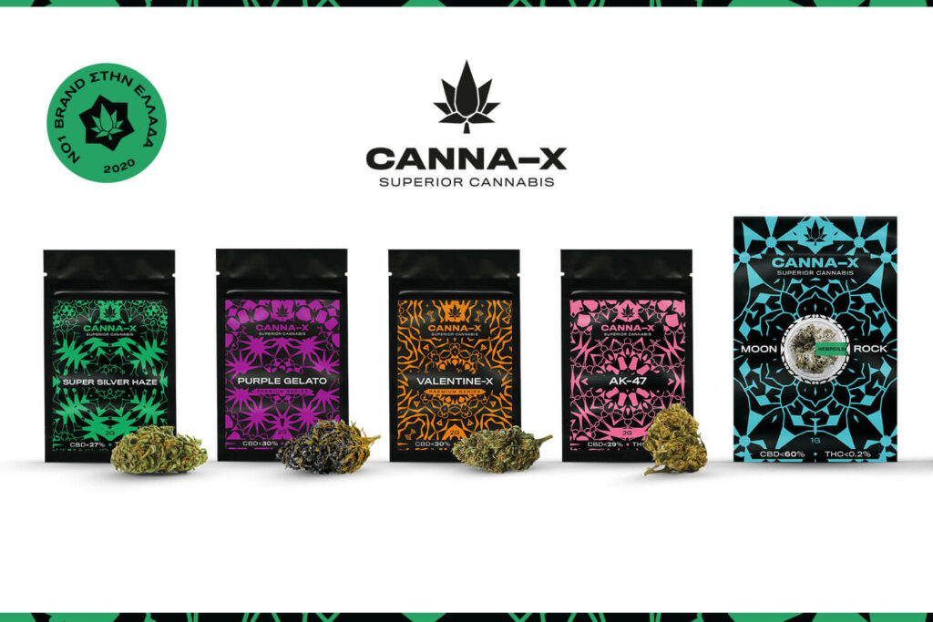 Canna-X CBD Flowers & Moonrock line delivery e-food