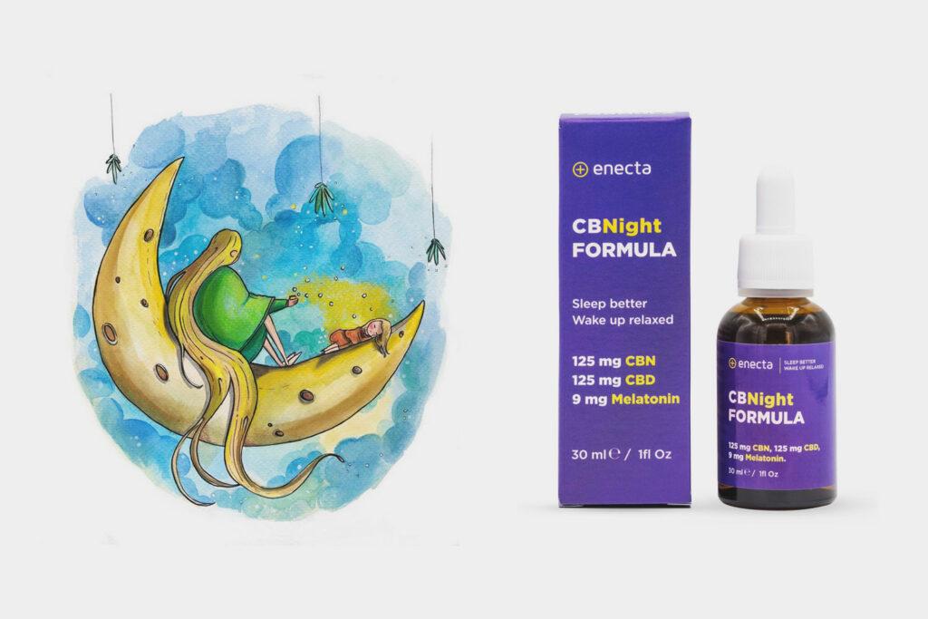 enecta CBNight Plus 30ml κατά της αϋπνίας και των συχνών αφυπνίσεων κατά τον ύπνο. 