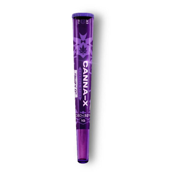 Canna-X Preroll Stick “Suzy Q” 32% CBD with unbleached eco brown paper and Eco filter.