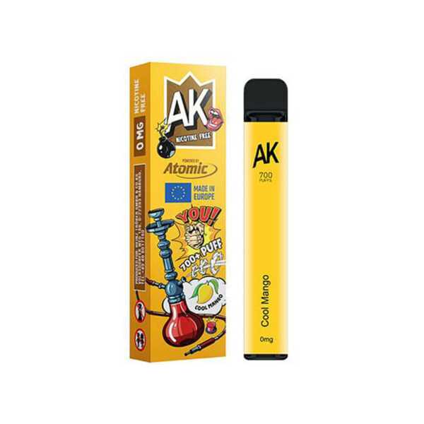 AK e-Shisha Ηλεκτρονικό Ναργιλέ Cool Mango - Ηλεκτρονικό Τσιγάρο Μιας Χρήσης (Nicotine Free) - AK / AROMA KING Κύπρος