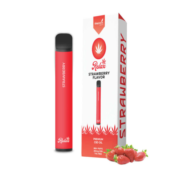 Disposable Electronic Cigarette with CBD (Cannabidiol) at a low price Online Omerta.