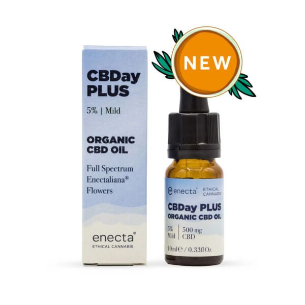 Enecta CBDay Plus Full Spectrum CBD Oil 5% Mild, cannabis oil full spectrum by Enecta. Low price in Greece and Cyprus.