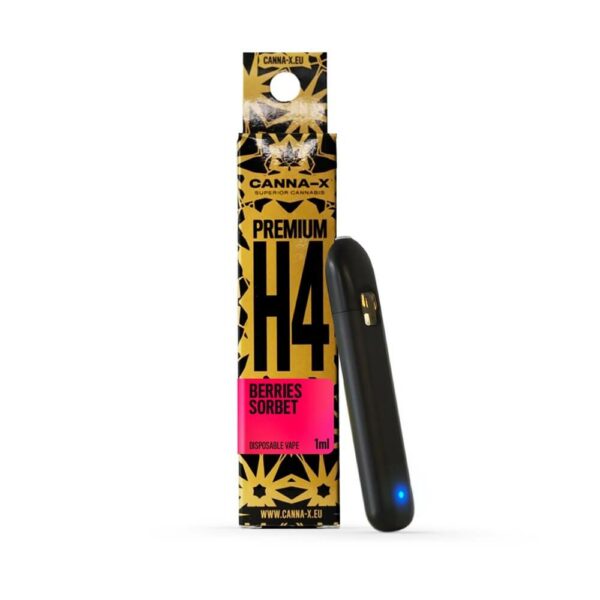 Best H4-CBD Vape disposable to buy from Canna-X. Wholesale and Retail Greece, Cyprus and Europe.