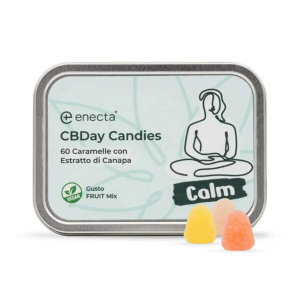 enecta CBDay Gummies "Calm" ζελεδάκια για στρες, άγχος, δύσκολο ύπνο, κοινωνικό άγχος. Κύπρος.