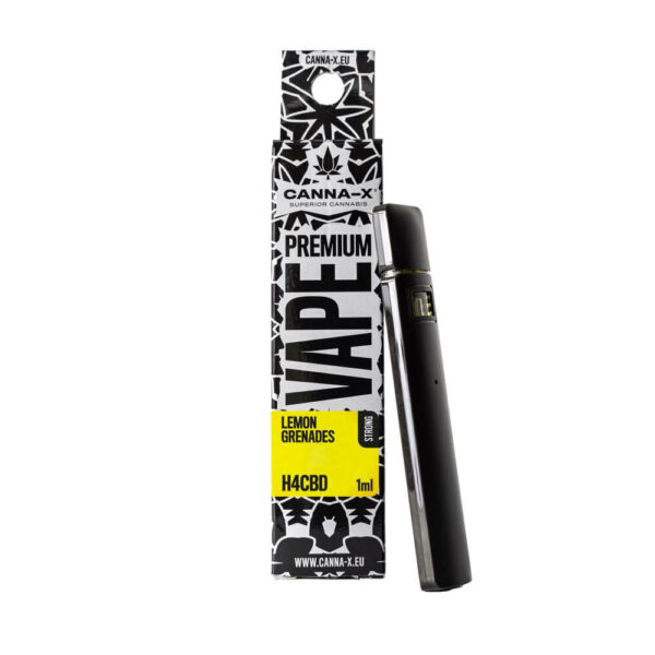 H4CBD Vape ηλεκτρονικό τσιγάρο μιας χρήσης της Canna-X σε μοναδικές γεύσεις και 1ml μέγεθος για ατελείωτη απόλαυση. Κορυφαία ποιότητα ηλεκτρονικού τσιγάρου H4CBD στη καλύτερη τιμή σε Ελλάδα και Ευρώπη. Αποκλειστικά στη Hempoil®