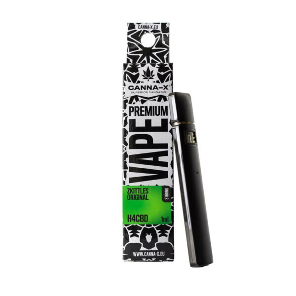 H4CBD Vape ηλεκτρονικό τσιγάρο μιας χρήσης της Canna-X σε μοναδικές γεύσεις και 1ml μέγεθος για ατελείωτη απόλαυση. Κορυφαία ποιότητα ηλεκτρονικού τσιγάρου H4CBD στη καλύτερη τιμή σε Ελλάδα και Ευρώπη. Αποκλειστικά στη Hempoil®