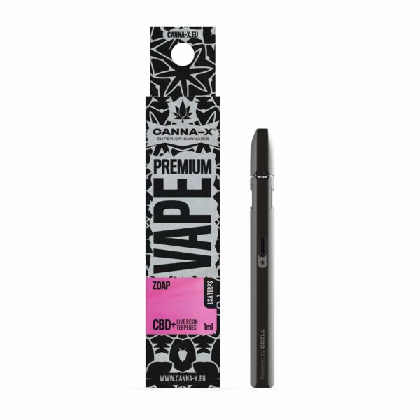 Disposable Electronic Cigarette (Vape Pen) with Live resin Terpenes & CBD from 100% natural Terpenes. Wholesale and retail sale.