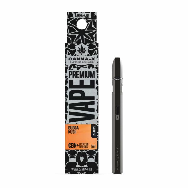 Disposable Electronic Cigarette (Vape Pen) with Live resin (terpenes) & CBN cannabinol from 100% natural Terpenes. Wholesale and retail market.