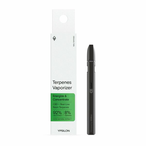 Ypsilon Disposable Vape Pen with Live resin Terpenes & CBD from 100% natural Terpenes. Wholesale and retail sale, Europe.