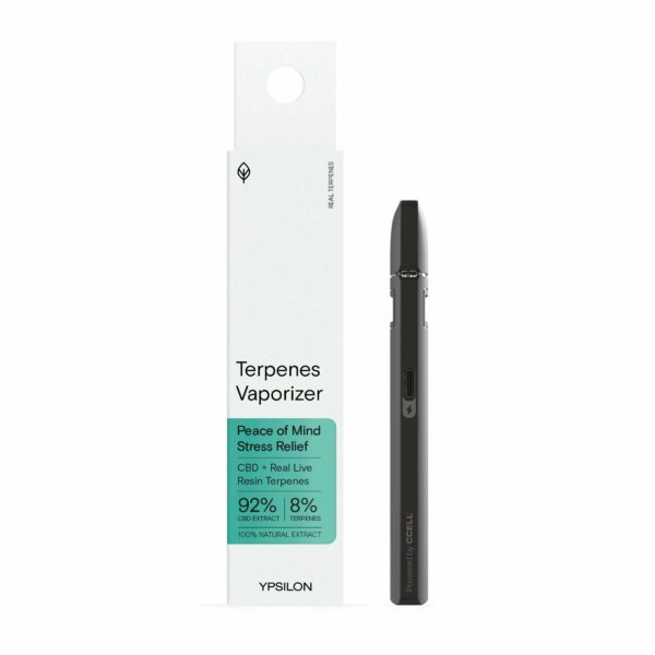 Ypsilon Disposable Vape Pen with Live resin Terpenes & CBD from 100% natural Terpenes. Wholesale and retail sale, Europe.