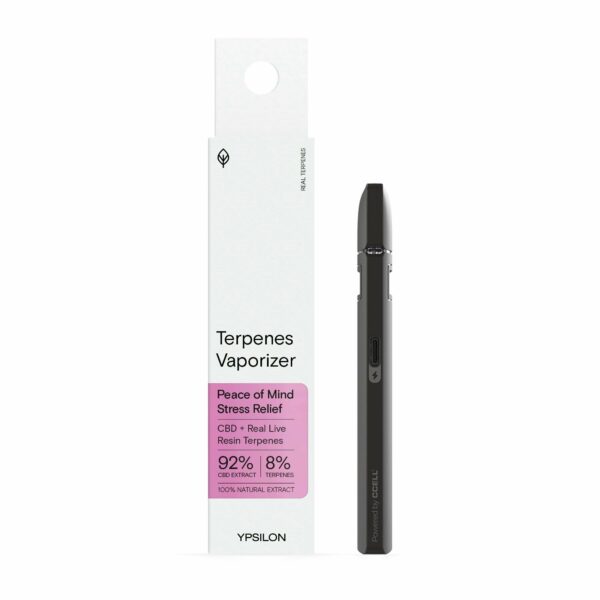 Ypsilon Disposable Vape Pen with Live resin Terpenes & CBD from 100% natural Terpenes. Wholesale and retail sale, Europe.